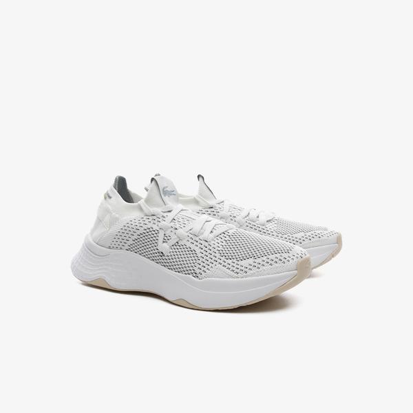 Lacoste Court-Drive Knit 03211 Sfa Off Kadın Beyaz Sneaker