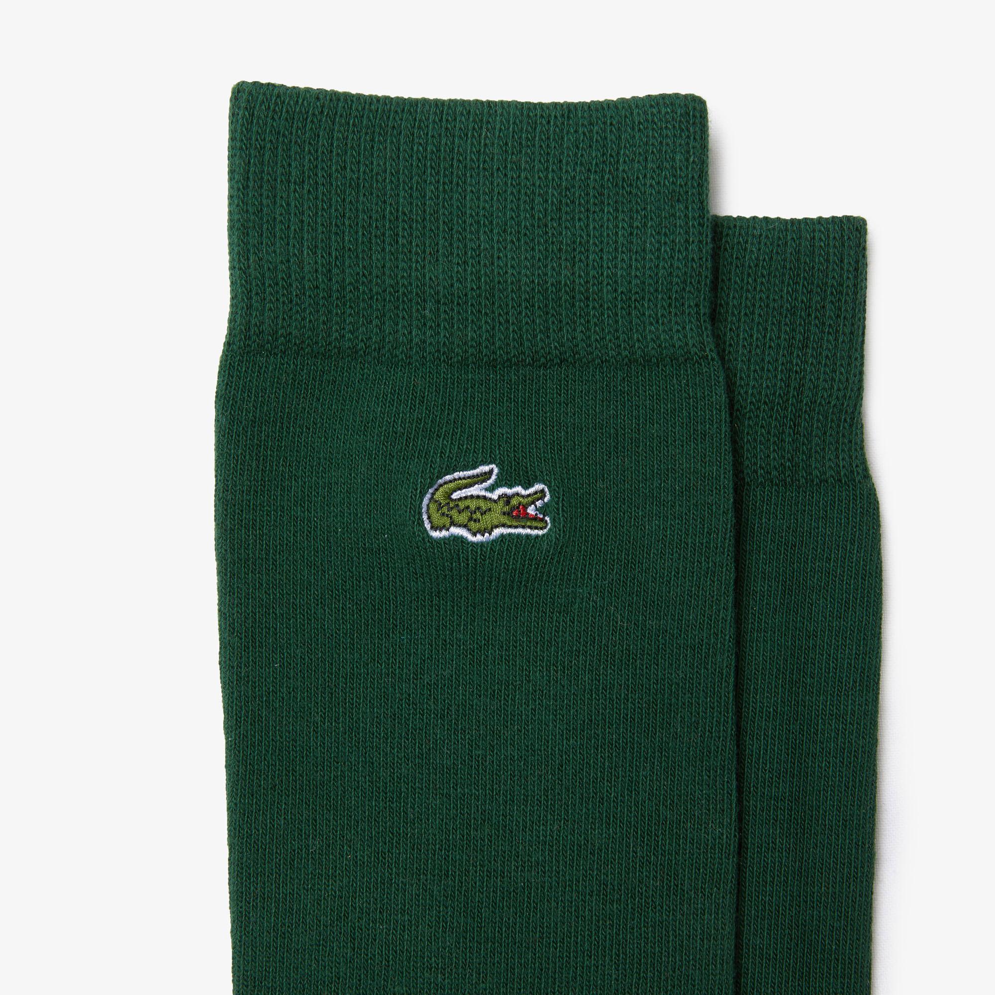 Lacoste Erkek Uzun Desenli Yeşil Çorap