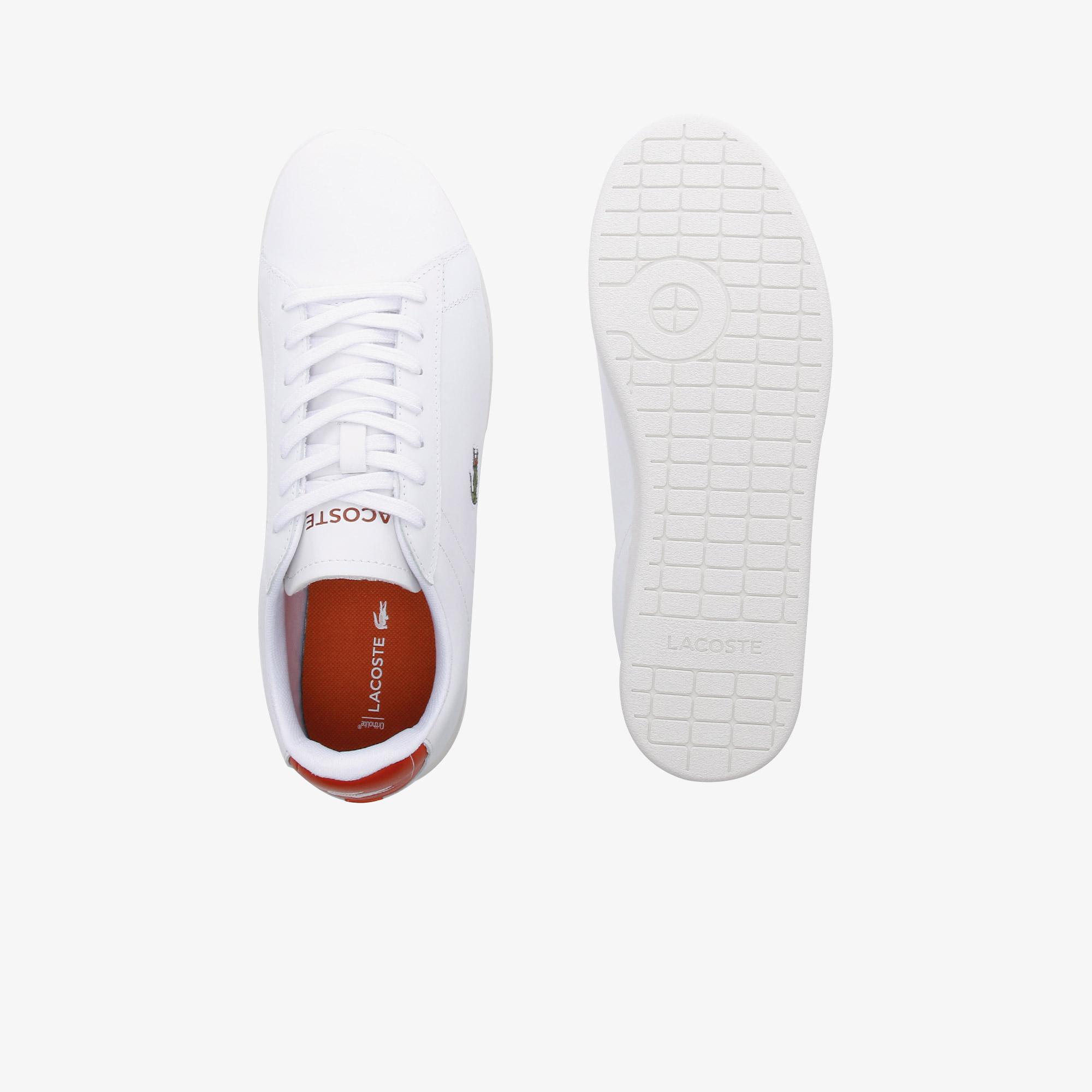 Lacoste Carnaby Evo 0121 1 SMA Erkek Beyaz Sneaker