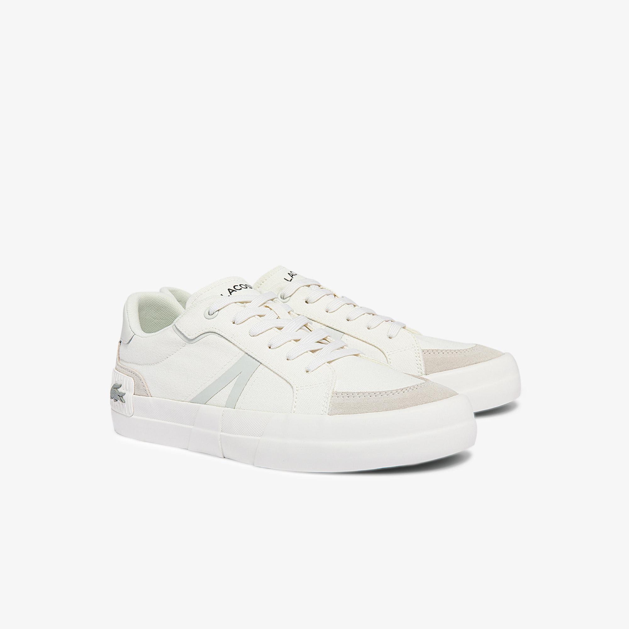 Lacoste L004 Erkek Beyaz Sneaker. 3