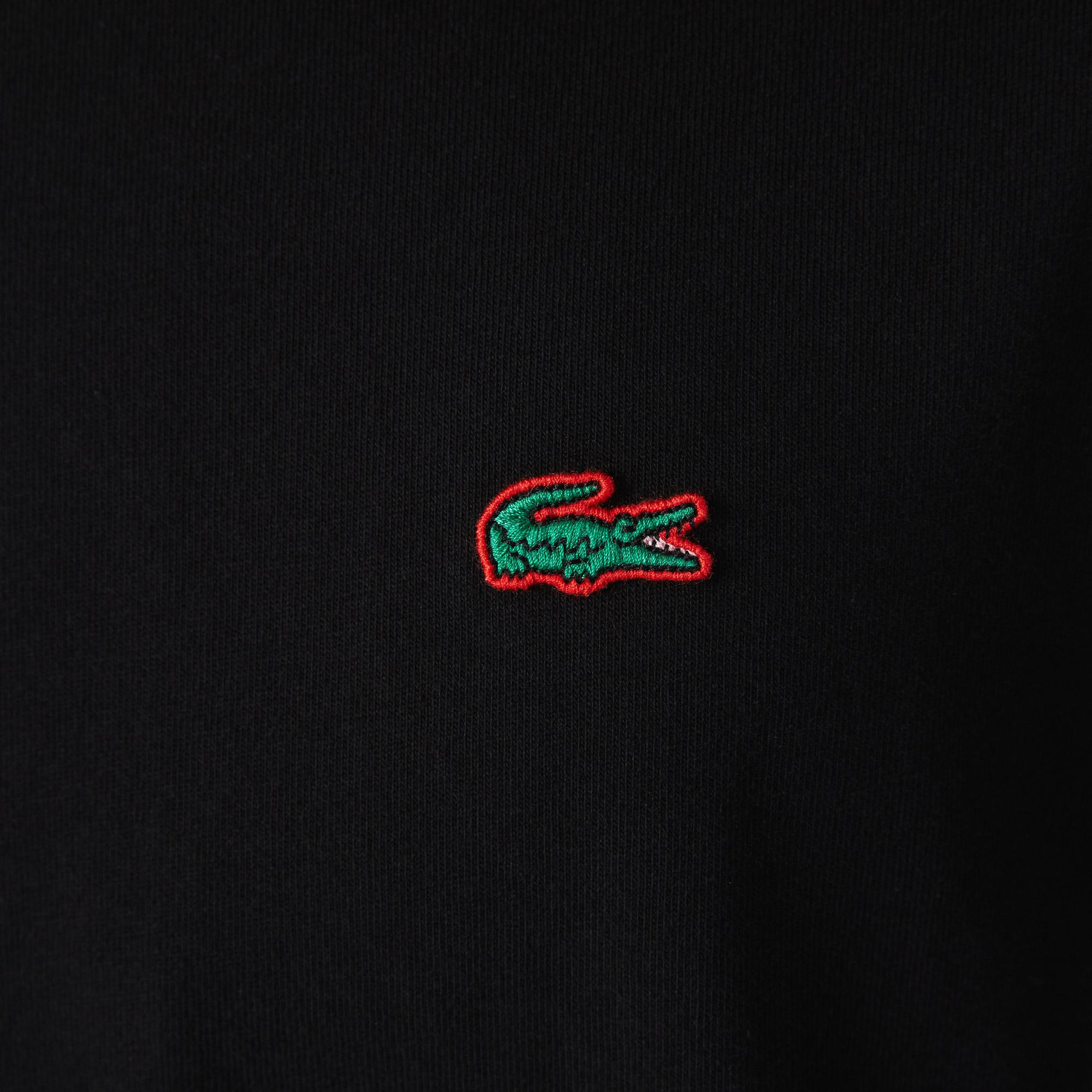 Lacoste L!VE Unisex Relaxed Fit Bisiklet Yaka Siyah T-Shirt. 9