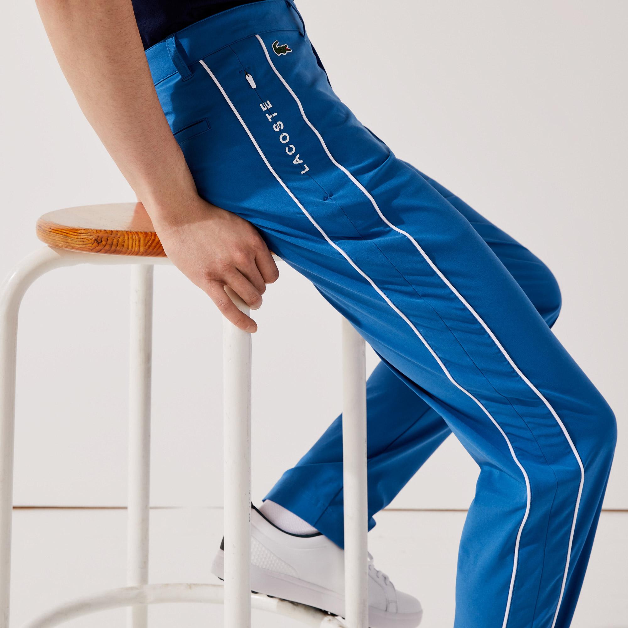 Lacoste SPORT Erkek Regular Fit Baskılı Mavi Pantolon. 3
