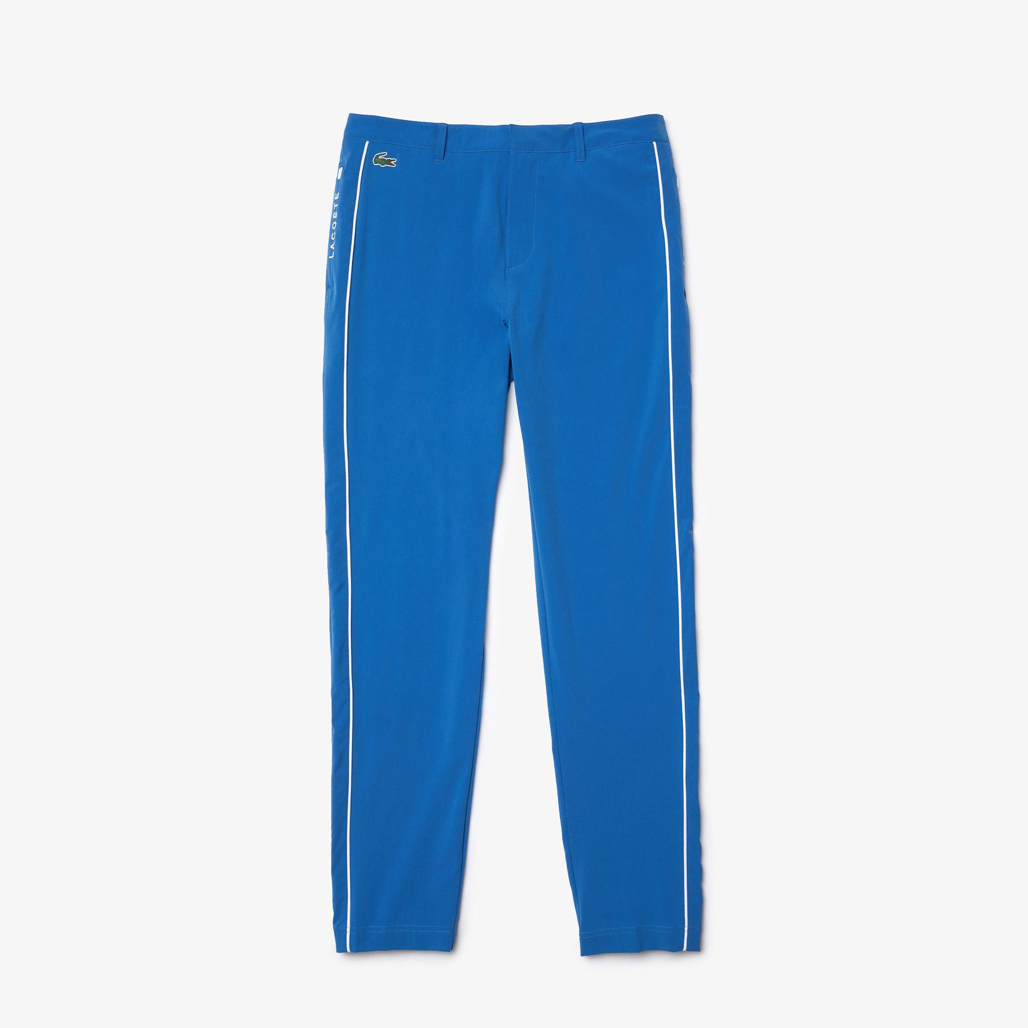 Lacoste SPORT Erkek Regular Fit Baskılı Mavi Pantolon. 6