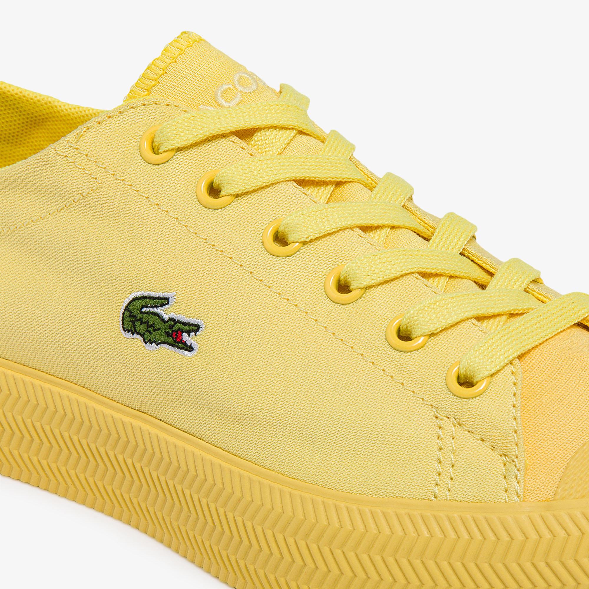 Lacoste Gripshot Kadın Sarı Sneaker. 7