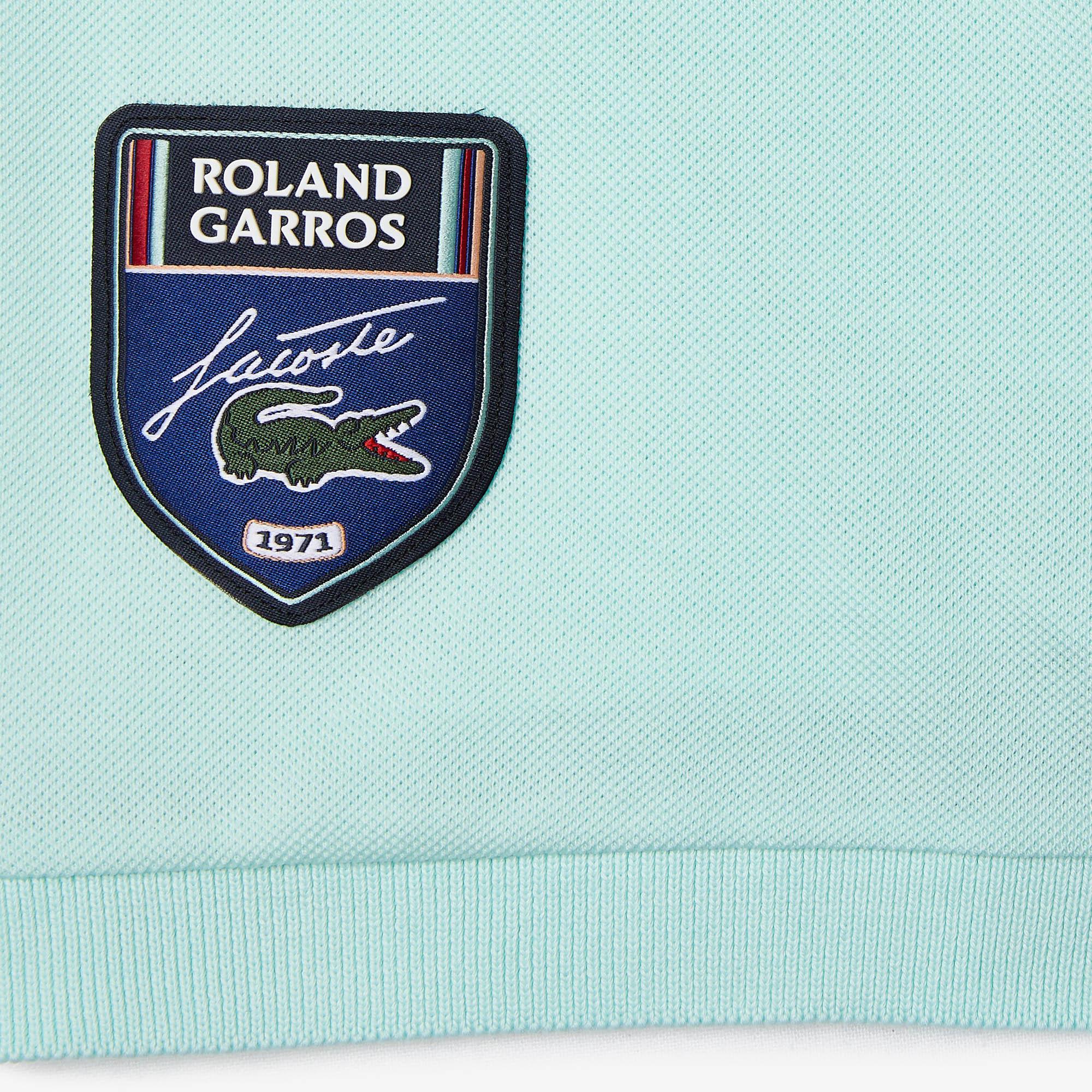 Lacoste Roland Garros Erkek Regular Fit Baskılı Mavi Polo. 8