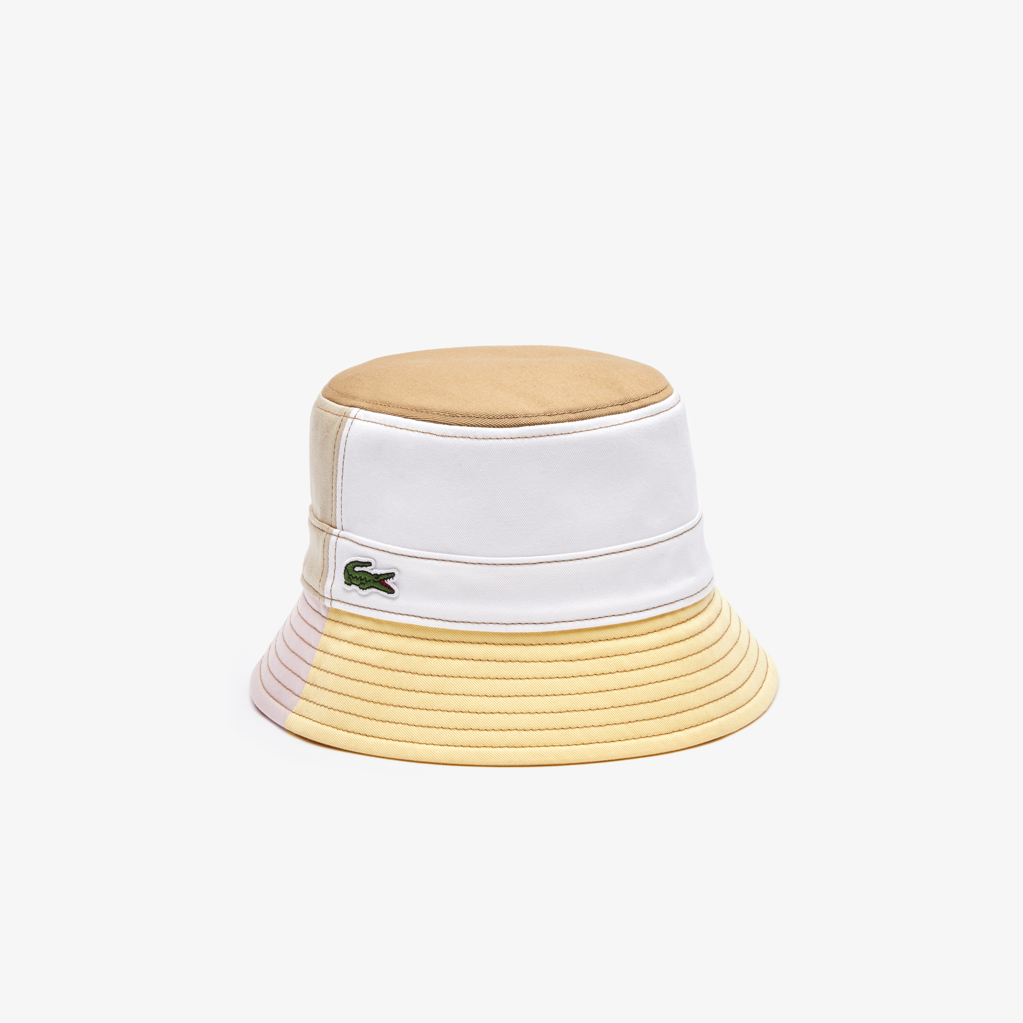 Lacoste Kadın Renk Bloklu Kahverengi Şapka. 1