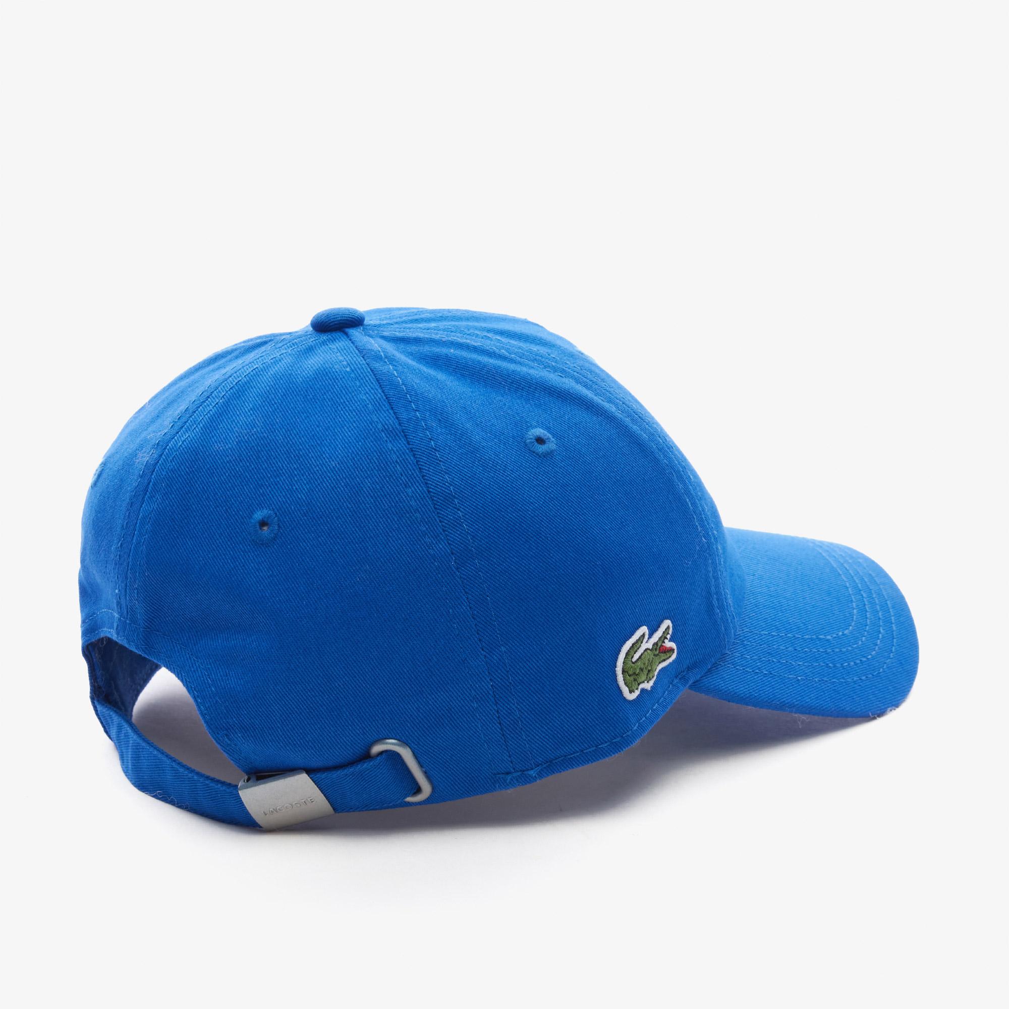 Lacoste Roland Garros Erkek Baskılı Mavi Şapka. 3