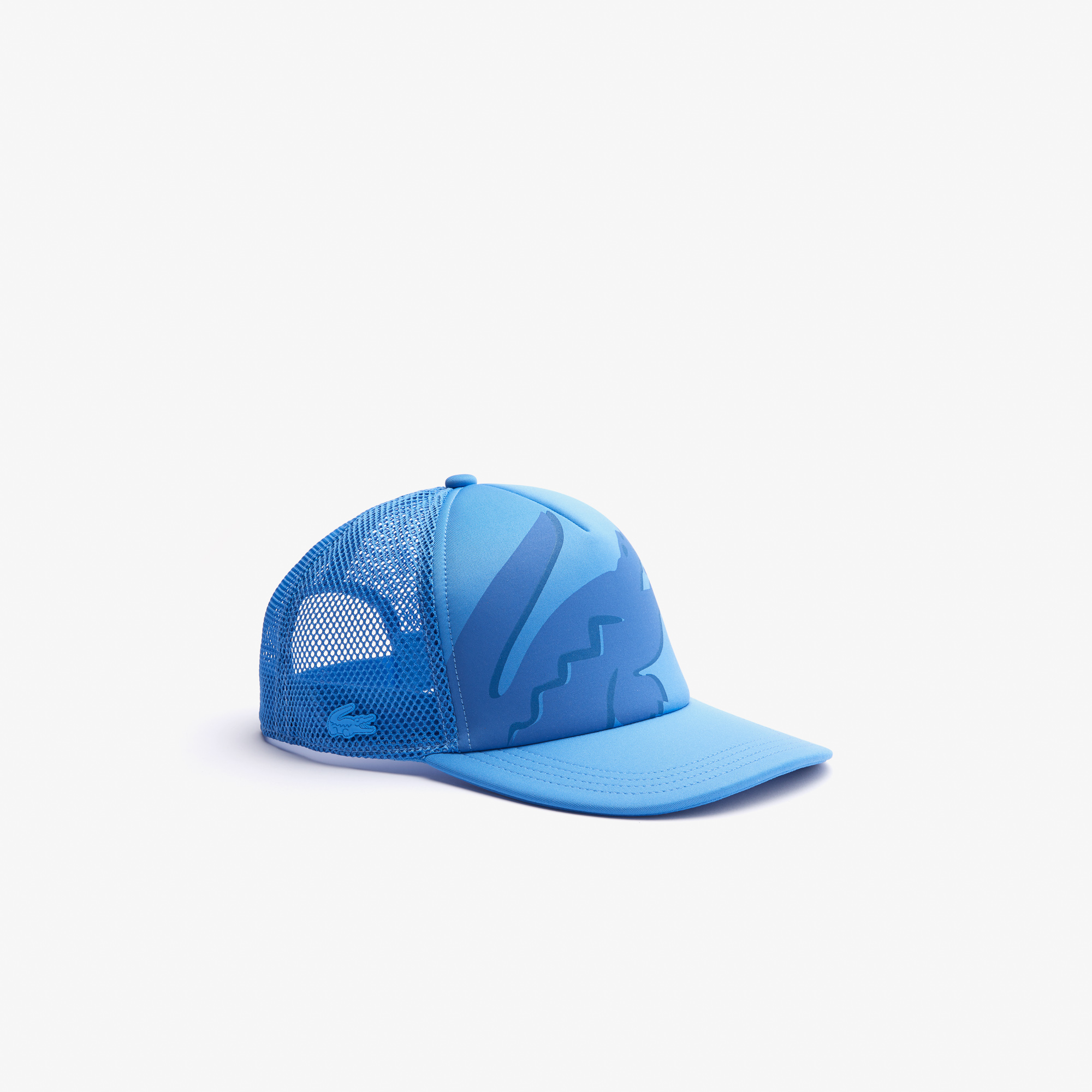 Lacoste Unisex Baskılı Mavi Şapka. 1