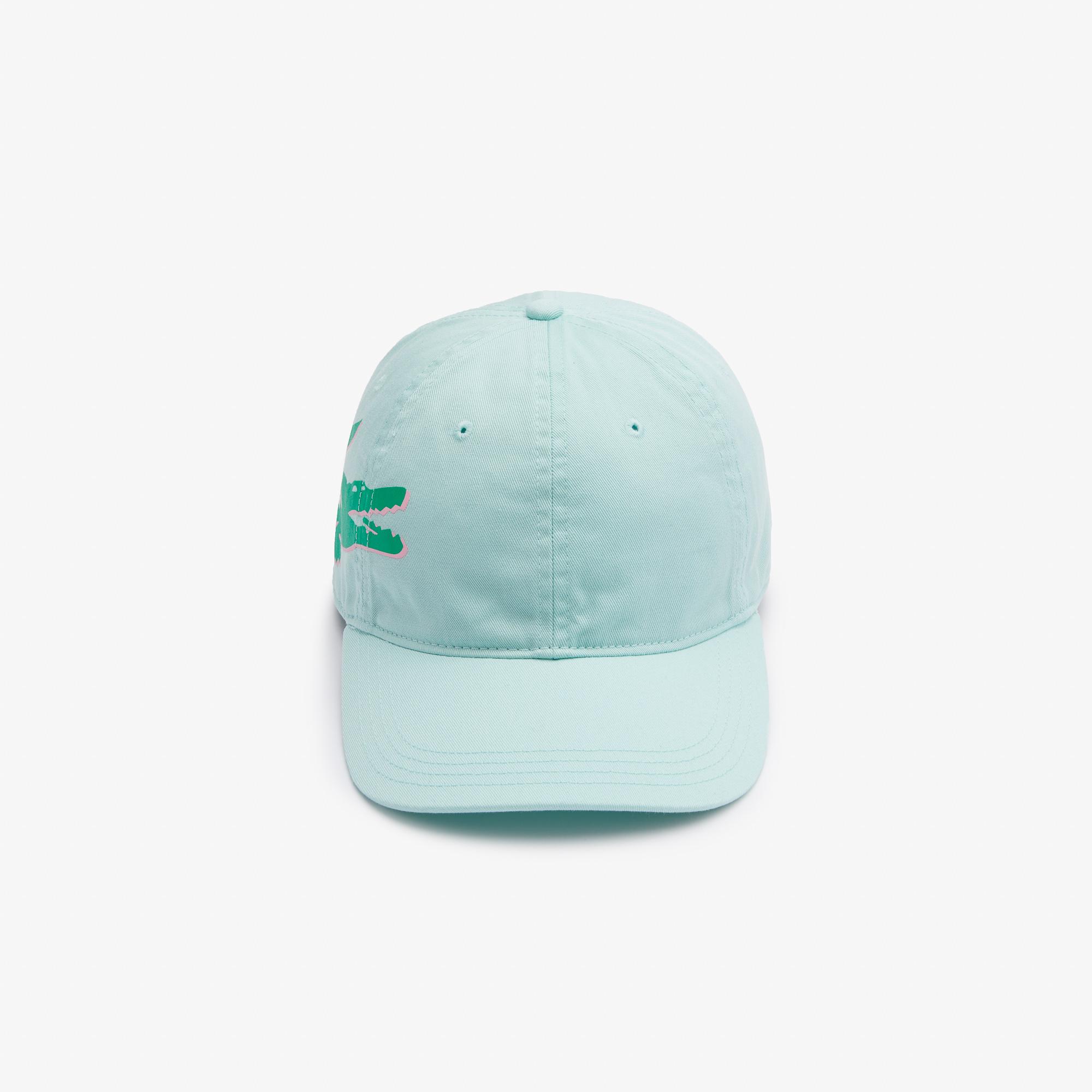 Lacoste Kadın Baskılı Açık Yeşil Şapka. 4